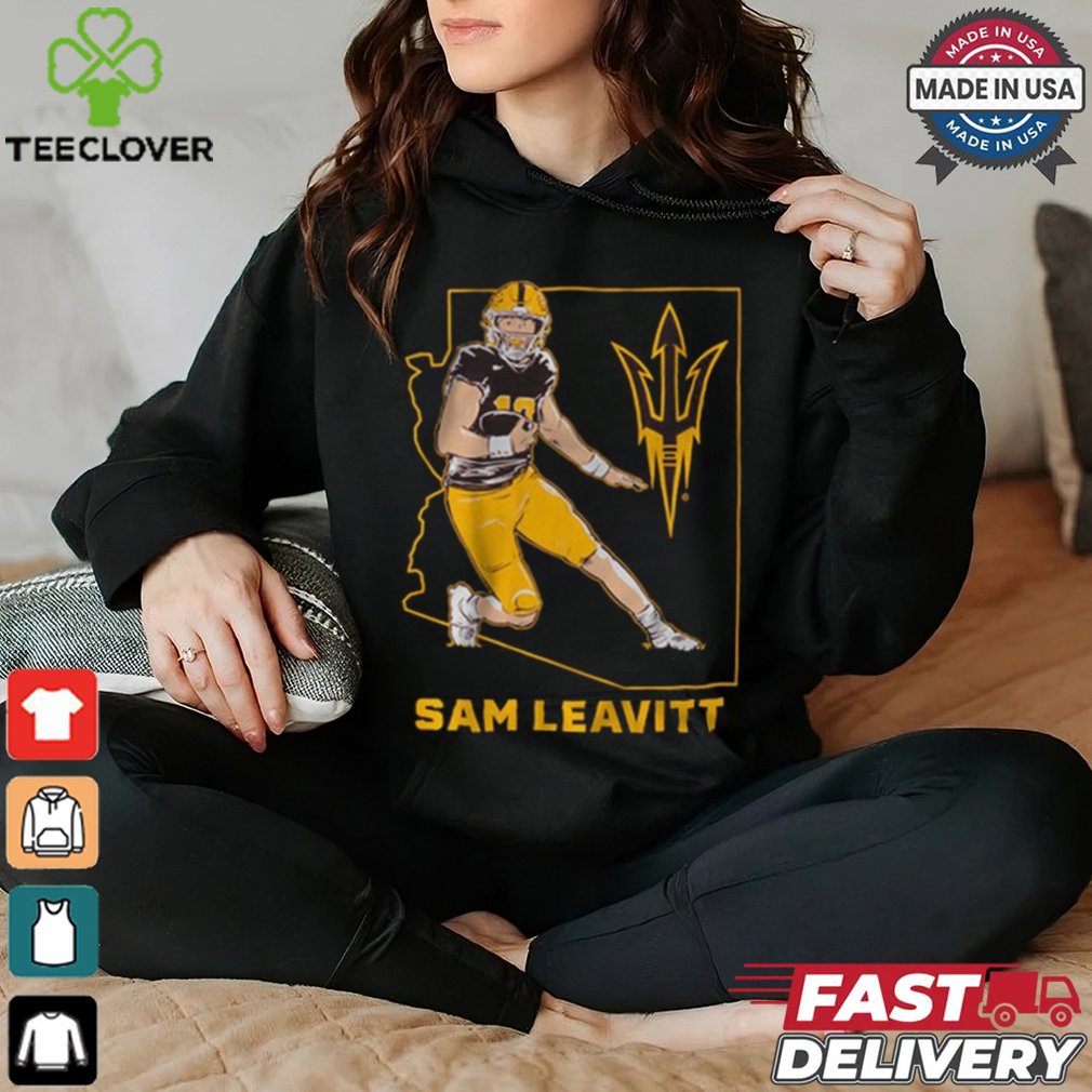 Official ASU Football Sam Leavitt State Star Arizona State Sun Devils t shirt Official ASU Football Sam Leavitt State Star Arizona State Sun Devils t shirt