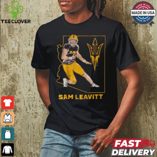 Official ASU Football Sam Leavitt State Star Arizona State Sun Devils t shirt