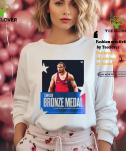 Official Aaron Brooks Team USA Bronze Medal Men’s Wrestling 86Kg Final Paris Olympic 2024 Poster t shirt