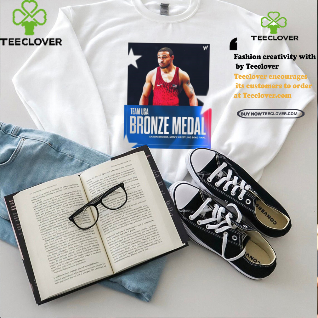 Official Aaron Brooks Team USA Bronze Medal Men’s Wrestling 86Kg Final Paris Olympic 2024 Poster t shirt Official Aaron Brooks Team USA Bronze Medal Men’s Wrestling 86Kg Final Paris Olympic 2024 Poster t shirt