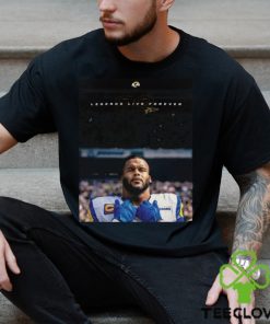 Official Aaron Donald Los Angeles Rams Legends Live Forever Siganture 99 T Shirts