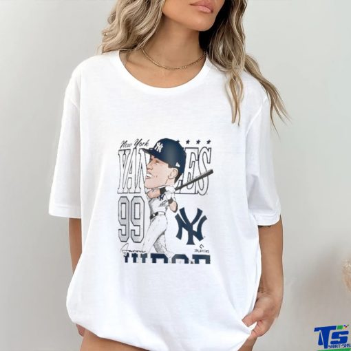 Official Aaron Judge New York Yankees New Era Caricature T Shirt