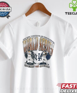 Official Aaron Judge New York Yankees Vs. Shohei Ohtani Los Angeles Dodgers MLB Player Dueling 2024 World Series t shirt