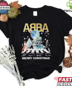 Official Abba Band Merry Christmas Signature Shirt