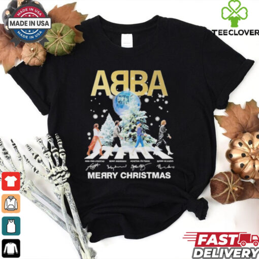 Official Abba Band Merry Christmas Signature Shirt