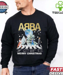 Official Abba Band Merry Christmas Signature Shirt