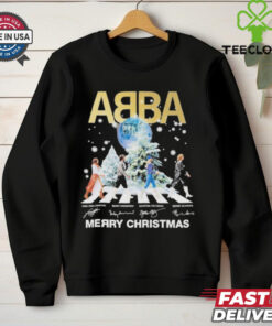Official Abba Band Merry Christmas Signature Shirt
