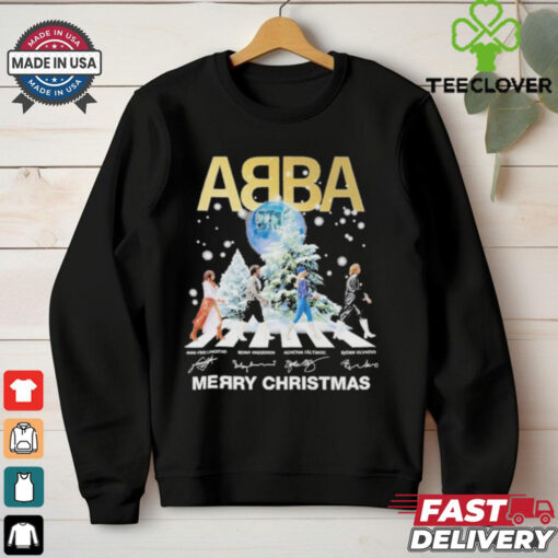 Official Abba Band Merry Christmas Signature Shirt