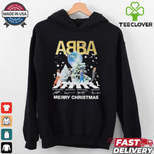 Official Abba Band Merry Christmas Signature Shirt
