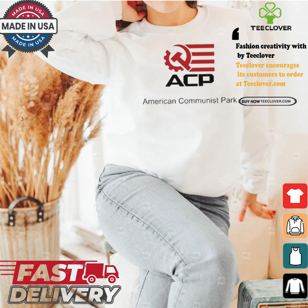 Official Acp American Communist Party Flag t shirt Official Acp American Communist Party Flag t shirt