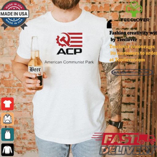 Official Acp American Communist Party Flag t shirt