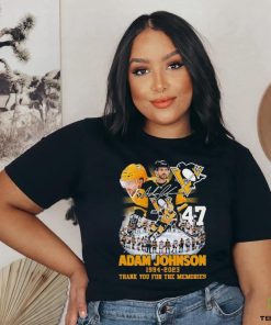 Official Adam Johnson 1994 2023 Pittsburgh Penguins Thank You For The Memories T Shirt