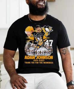 Official Adam Johnson 1994 2023 Pittsburgh Penguins Thank You For The Memories T Shirt