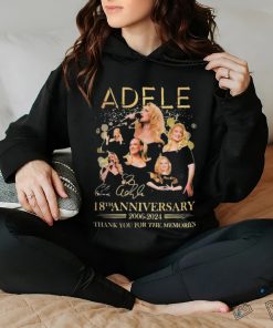Official Adele 18th Anniversary 2006 2024 Thank You For The Memories T Shirt
