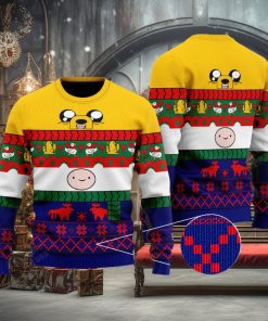 Official Adventure Time Finn and Jake Ugly Christmas 3D Sweater For Men And Women