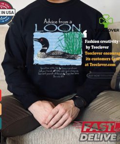 Official Advice From A Loon spend time at the lake t shirt