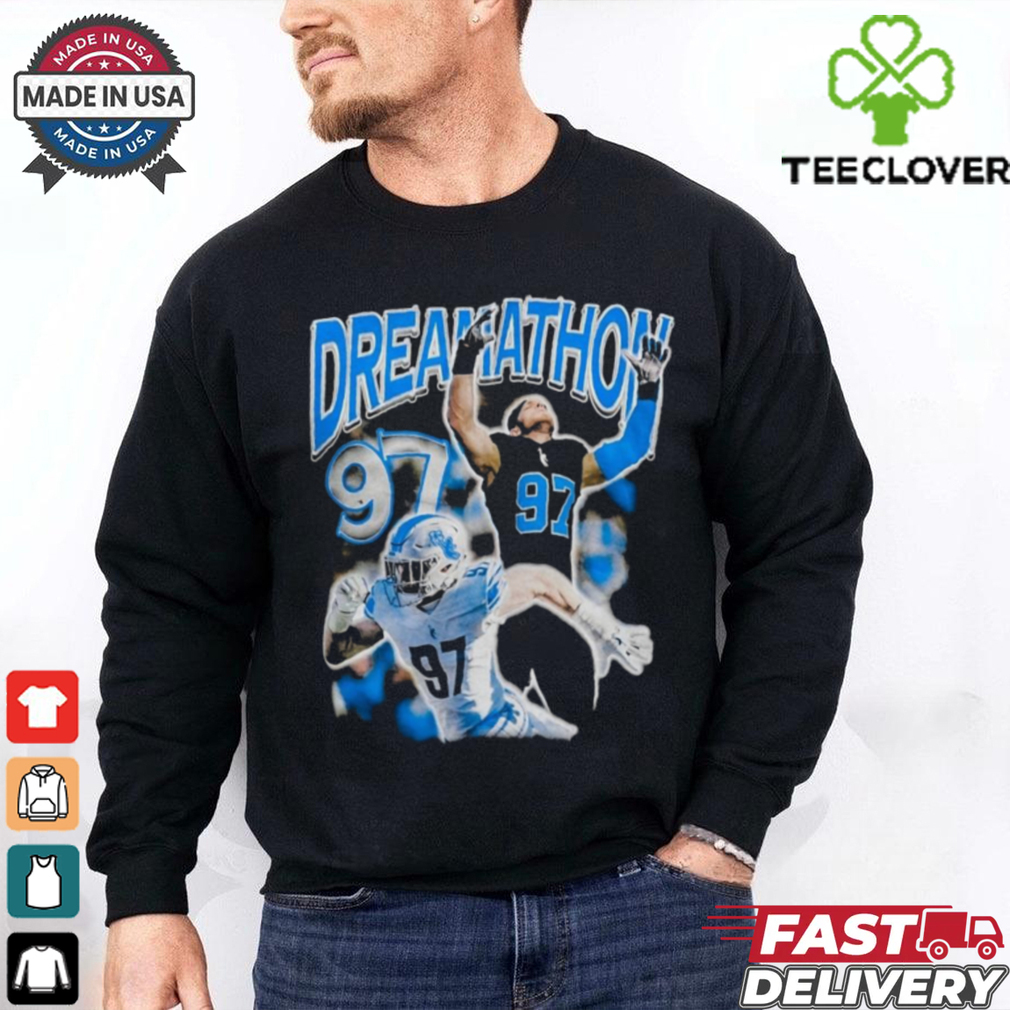 Official Aidan Hutchinson Detroit Lions NFL Dream Graphic t shirt Official Aidan Hutchinson Detroit Lions NFL Dream Graphic t shirt