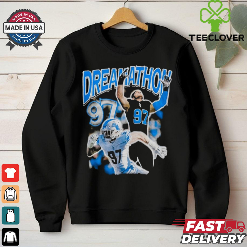 Official Aidan Hutchinson Detroit Lions NFL Dream Graphic t shirt Official Aidan Hutchinson Detroit Lions NFL Dream Graphic t shirt