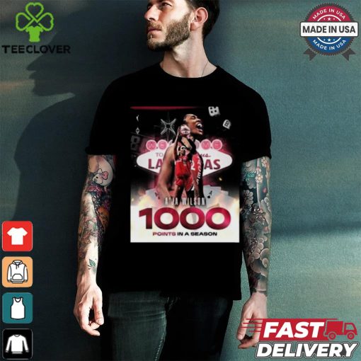 Official A’ja Wilson 1000 Points In A Season Congratulations Welcome To The W WNBA Merchandise T Shirt