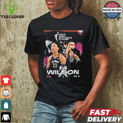 Official A’ja wilson from las vegas aces is your 2024 kia wNBA mvp kia most valuable player T hoodie, sweater, longsleeve, shirt v-neck, t-shirt