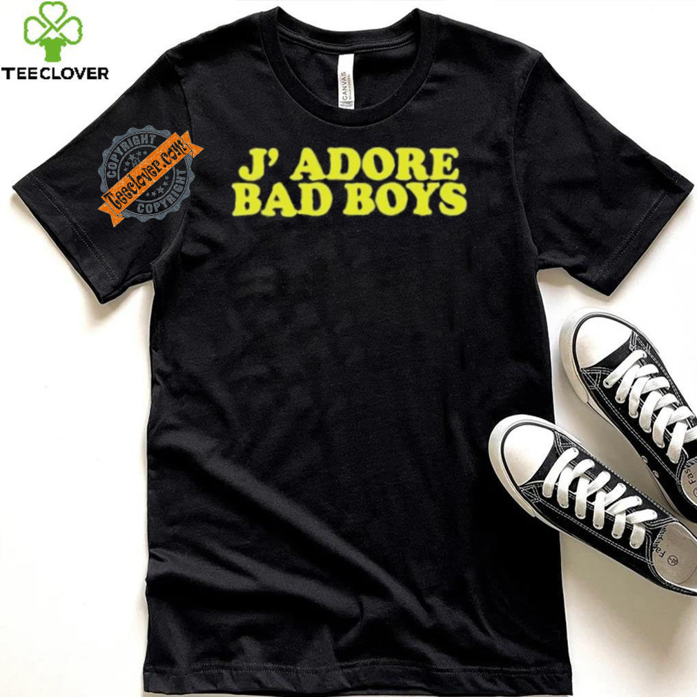 Official Ajhiaa wearing j’ adore bad boys T shirt Official Ajhiaa wearing j’ adore bad boys T shirt