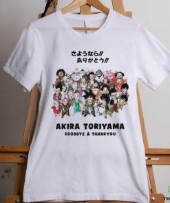 Official Akira Toriyama Goodbye Thank You Akira Sensei Rip Rest In Power Dragon Ball Shirt