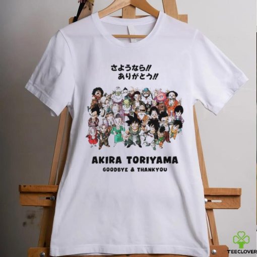 Official Akira Toriyama Goodbye Thank You Akira Sensei Rip Rest In Power Dragon Ball Shirt