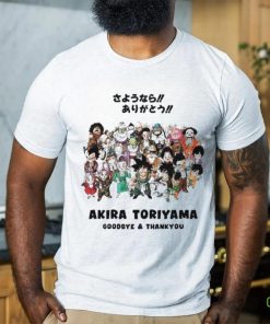 Official Akira Toriyama Goodbye Thank You Akira Sensei Rip Rest In Power Dragon Ball Shirt