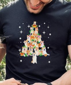 Official Akita Tree Christmas Lights Pajama Lover shirt 1 Official Akita Tree Christmas Lights Pajama Lover shirt