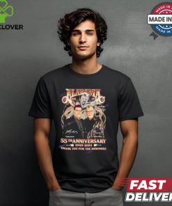 Official Alabama Band 55th Anniversary 1969 2024 Signature Thank You For The Memories Unisex T Shirt