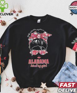 Official Alabama Crimson Tide Kind Of Girl Messy Bun Shirt