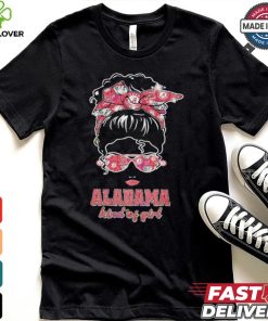Official Alabama Crimson Tide Kind Of Girl Messy Bun Shirt