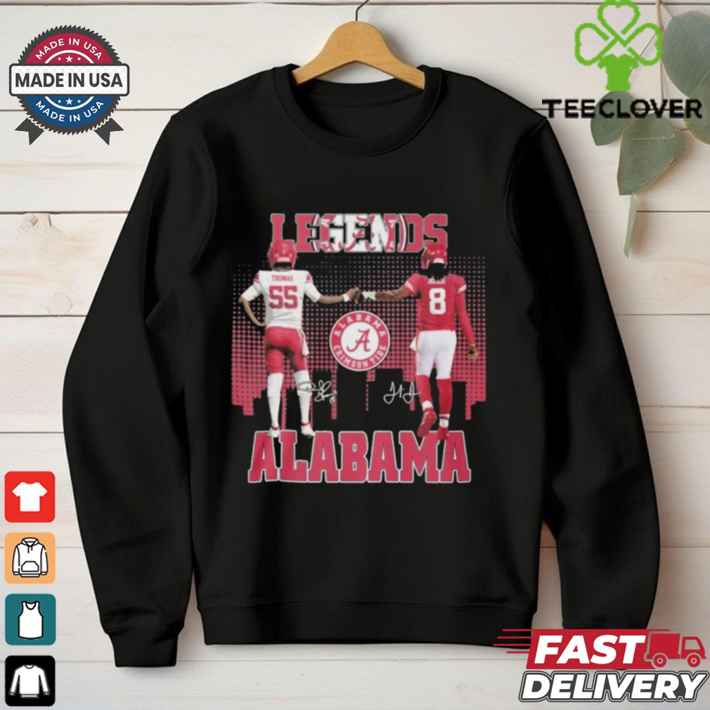 Official Alabama Crimson Tide Legends Signature Unisex T Shirt Official Alabama Crimson Tide Legends Signature Unisex T Shirt