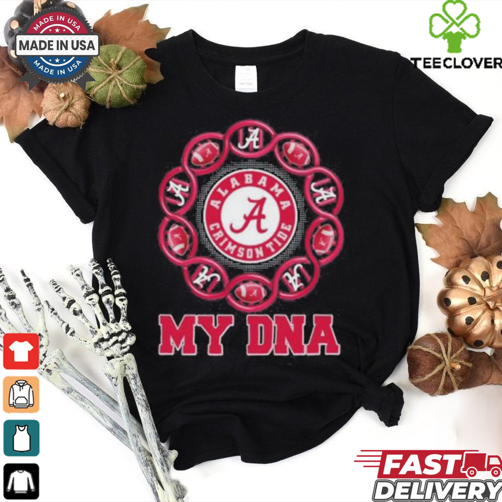 Official Alabama Crimson Tide My DNA Shirt Official Alabama Crimson Tide My DNA Shirt