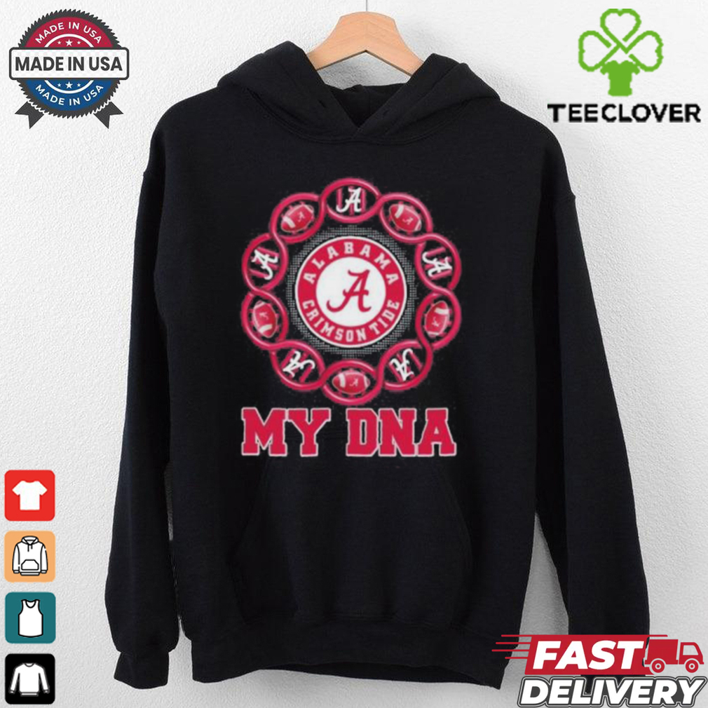 Official Alabama Crimson Tide My DNA Shirt Official Alabama Crimson Tide My DNA Shirt