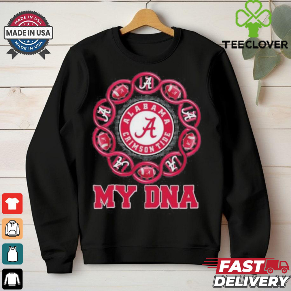 Official Alabama Crimson Tide My DNA Shirt Official Alabama Crimson Tide My DNA Shirt