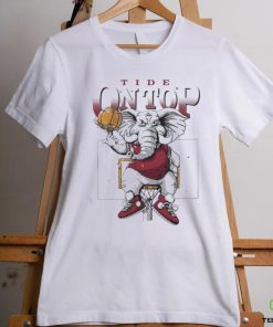 Official Alabama Crimson Tide On Top The Elephant Basketball T Shirt