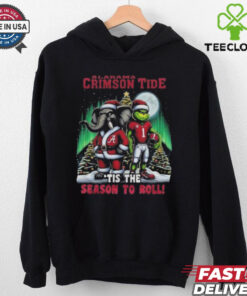 Official Alabama Crimson Tide Tis The Season To Roll Christmas 2024 Shirt