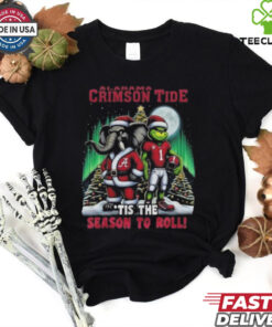Official Alabama Crimson Tide Tis The Season To Roll Christmas 2024 Shirt 2 Official Alabama Crimson Tide Tis The Season To Roll Christmas 2024 Shirt