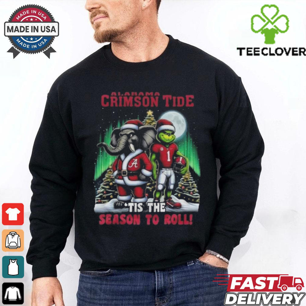 Official Alabama Crimson Tide Tis The Season To Roll Christmas 2024 Shirt Official Alabama Crimson Tide Tis The Season To Roll Christmas 2024 Shirt