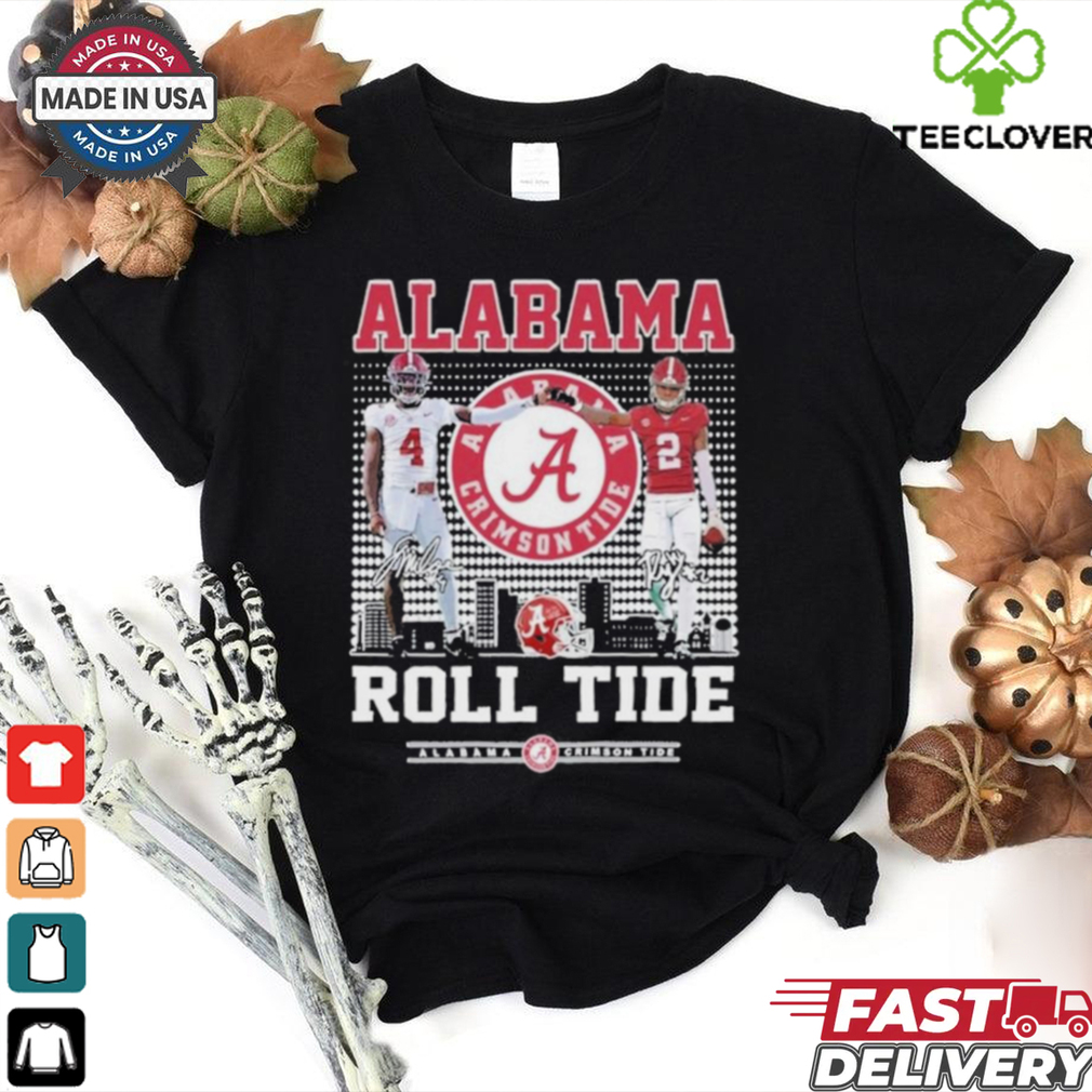 Official Alabama Crimson Tide – Roll Tide Signature Unisex T Shirt Official Alabama Crimson Tide – Roll Tide Signature Unisex T Shirt