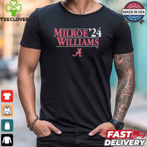 Official Alabama Football Milroe Williams ’24 Shirt