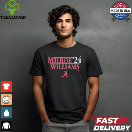 Official Alabama Football Milroe Williams ’24 Shirt