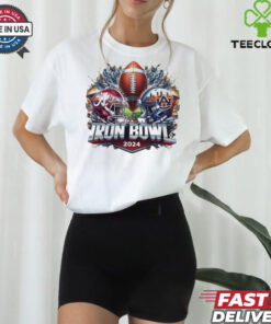 Official Alabama vs Auburn Iron Bowl 2024 Helmet Shirt