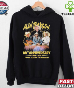 Official Alan Jackson 66th Anniversary 1958 2024 Thank You T Shirt
