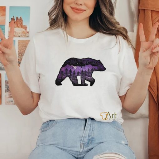Official Alaskan Bear With Lake & Mountain Souvenir Shirt