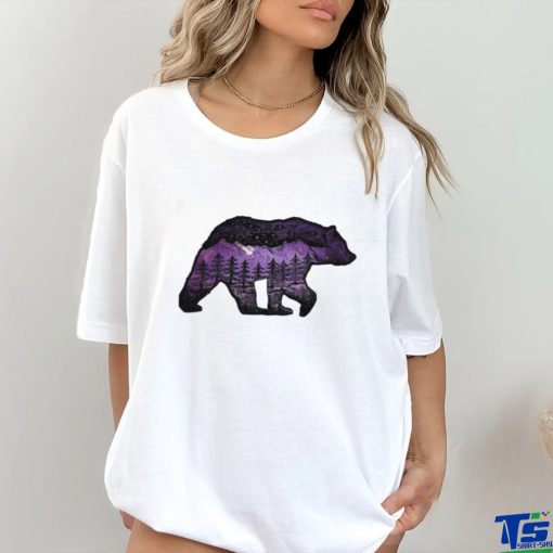 Official Alaskan Bear With Lake & Mountain Souvenir Shirt
