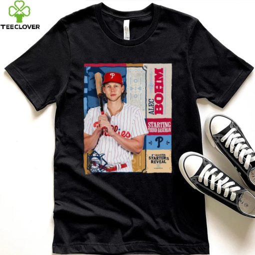 Official Alec Bohm Phillies National League Third Baseman 2024 All Star Game Shirt