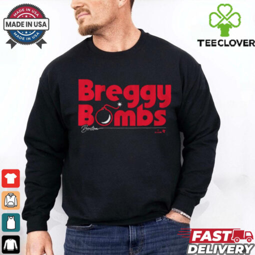 Official Alex Bregman Boston Breggy Bombs Boston Red Sox MLB t shirt