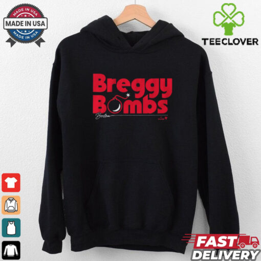 Official Alex Bregman Boston Breggy Bombs Boston Red Sox MLB t shirt